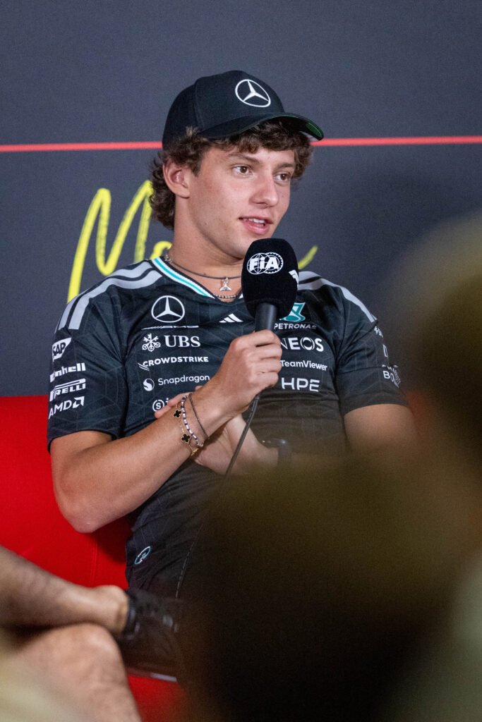 Kimi Antonelli on Thrusday's press conference | Photo: Zoltán Deme Csaba - PaddockLines.com
